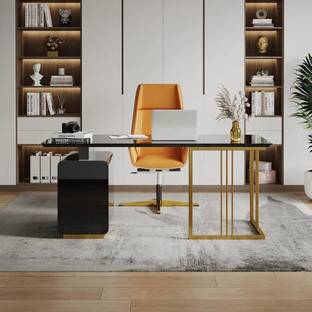 NG Decor Engineered Wood Office Table