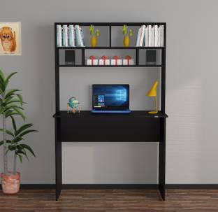 PICKWOOD CARREN Study Table, Computer, Laptop, WFH Office Desk with Storage Engineered Wood Study Table