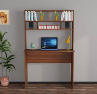 PICKWOOD CARREN Study Table, Computer, Laptop, WFH Office Desk with Storage Engineered Wood Study Table