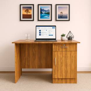 NITYAM Premium Quality Study Table| Desk Table| Computer Table For Storage With Drawer Engineered Wood Study Table