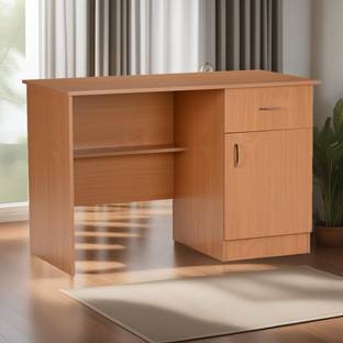 DeckUp Hermes Bavarian Beech Engineered Wood Office Table