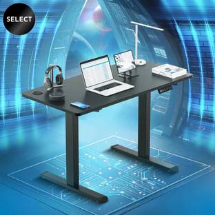 The Sleep Company Adjustable Desk 1200x600x700 | Sit-Stand Ergonomic Table | Engineered Wood Office Table