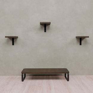 Flux Flux Multi-Functional Monitor Stand & 3.1 Speaker Stand Combo(White) Metal Office Table