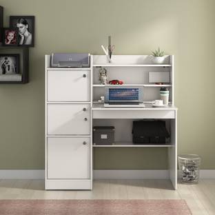 A GLOBIA CREATIONS Brook Engineered Wood Study Table