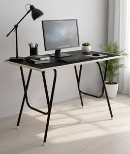 EuroQon Easy Fold Space Saver Foldable Engineered Wood Study Table
