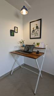 blumuno X-Plus Work From Home Folding Table I Elegant and Sturdy Engineered Wood Study Table