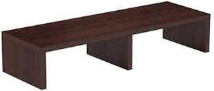 Flux Flux Space-Saving Solution: Red Monitor Stand with Storage Compartment Engineered Wood Multipurpose Table