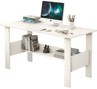 lukzer Laptop Study Table Office Home Workstation Modern Computer Desk Engineered Wood Study Table