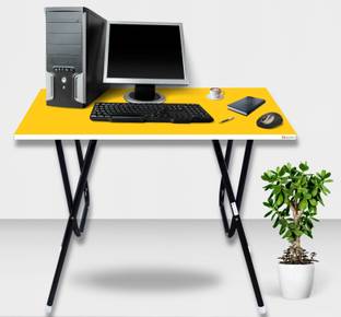 EuroQon Workstation Foldable Engineered Wood Computer Desk