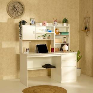 GREEN SOUL Luxari Premium Study Table with Book Shelf, Laptop & PC Workstation, IS 3087 Engineered Wood Multipurpose Table