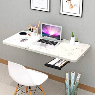 Torche Torche 18x 31.5 inches Wall Mounted Table Foldable | Wall Table | Foldable Solid Wood Study Table