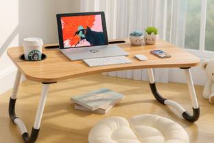 BK SALES Wood Portable Laptop Table
