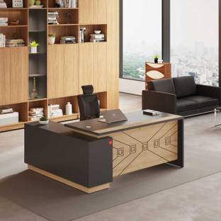 RED APPLE FURNITURE Engineered Wood Office Table
