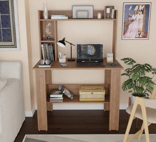 Spyder Craft Portable Office Desk, Work From Home, Study Table For Living Room Engineered Wood Study Table