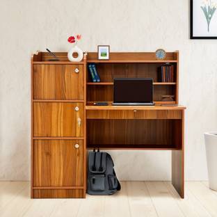 KIK Neo Study Table – Engineered Wood Study table with Storage Engineered Wood Study Table