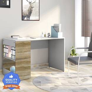 Flipkart Perfect Homes Studio Augustine Dual Tone Engineered Wood Study Table