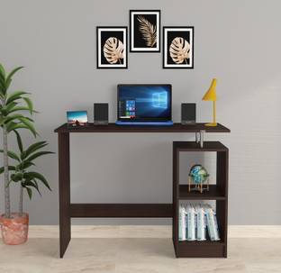 Das ALINA Study Table, Computer, Laptop, WFH Office Desk with Storage (Matte Finish) Engineered Wood Study Table