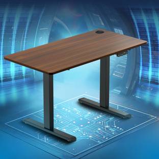 The Sleep Company Adjustable Desk 1600x700x700 | Sit-Stand Ergonomic Table | Engineered Wood Office Table
