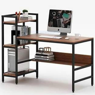 Deskio Computer office table study table for home students office work, 1 year warranty Engineered Wood Office Table