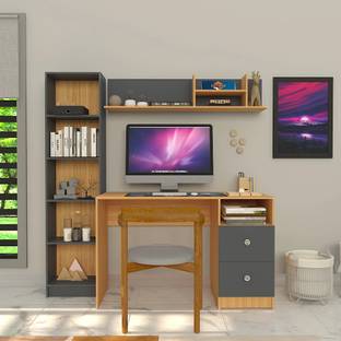 raywud Modern Ensemble Engineered Wood Study Table