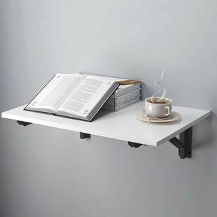 UniShop Foldable Wall Mounted Table for Study, Laptop & Dining Engineered Wood Study Table