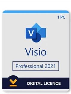 MICROSOFT Visio Professional 2021 (1 User, Lifetime Validity) Activation Key