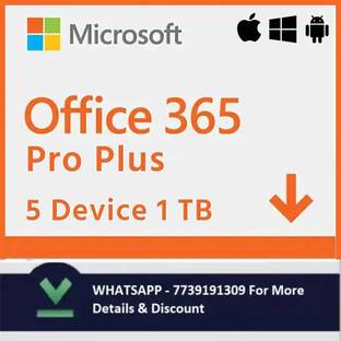 MICROSOFT Office 365 Pro Plus for Windows/MACOS (5 Users, Lifetime Account)