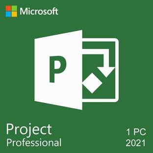 MICROSOFT Project Professional 2021 (1 User, Lifetime Validity) Activation Key Card