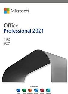 MICROSOFT Office Professional Plus 2021 - 1 USER/PC, Lifetime Validity (Latest Edition)