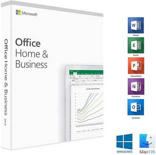 MICROSOFT Office Home & Business 2019 (Lifetime Validity) Activation Key Card_A13