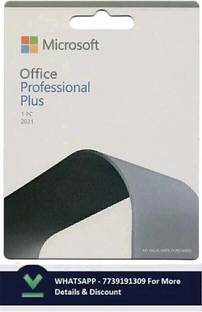 MICROSOFT Office Professional Plus 2021 (Lifetime Validity) One-time purchase for 1 PC