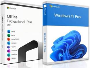 MICROSOFT Windows 11 Pro & Office Professional Plus 2021 (1 User/PC, Lifetime Validity)