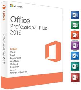 MICROSOFT Office Professional Plus 2019 (1 User/PC, Lifetime Validity) Activation Key Card