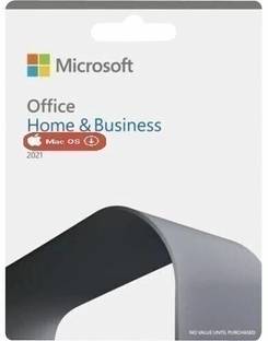 MICROSOFT Office Home and Business 2021 (1 MAC OS),Voucher Card, Lifetime Validity