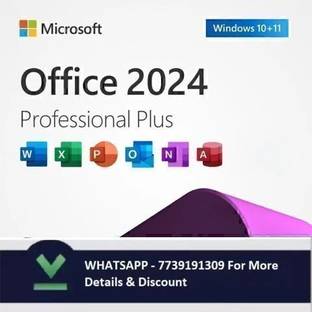 MICROSOFT Office Professional Plus 2024,One-time purchase for 1 PC,Lifetime License