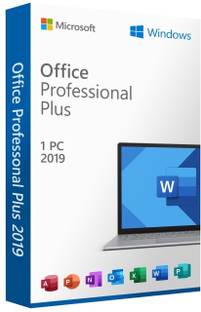 MICROSOFT Office Professional Plus 2019 (1 User/PC , Lifetime Validity) License Key