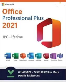MICROSOFT Office Professional Plus 2021 (1 User/PC, Perpetual License) for Windows