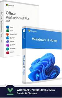 MICROSOFT Windows 11 Home & Office Professional Plus 2021 (1 User/PC, Lifetime Validity)