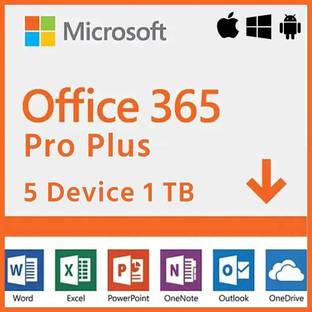 MICROSOFT Office 365 Pro Plus for Windows/MACOS (5 Users, Lifetime Account)