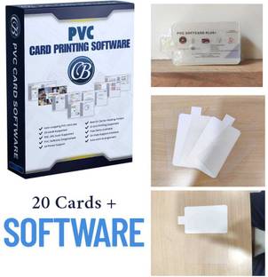 Saral PVC Card Printing Software (7 days Full Features Trial pack) + 20 Softcards