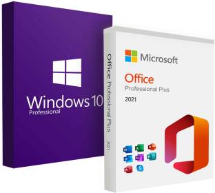 MICROSOFT Windows 10 Pro & Office Professional Plus 2021 (1 User/PC, Lifetime Validity)