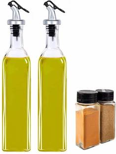 JUGABELY 500 ml, 500 ml, 120 ml, 120 ml Cooking Oil Dispenser Set