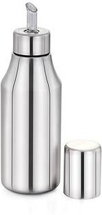 SEASPIRIT 1000 ml Stainless Steel 1000 ml Cooking Oil Dispenser, Oil Nozzle Dropper Container, Dust & Leak Proof Oil Bottle Pourer, Oil Pot with Sharp Finish, Vinegar Dispenser Cooking Oil Dispenser