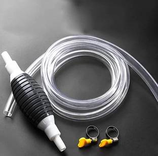 Deep Cuisine Kitchen & Home Liquid/Oil Transfer Pump Kit Siphon with 2 Mtr PVC Hose Pipe Plastic Funnel