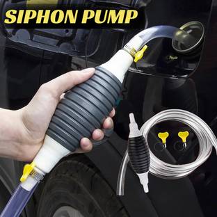 Autozap Fuel Transfer Pump Kit Tank Sucker Latest High Flow Hand Pump (2 Meter) Manual Pump