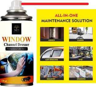 SAPI'S Window Channel Dresser Spray Multipurpose Lube spray for Cars windows Home Door Window Channel Dresser Spray Brake Oil