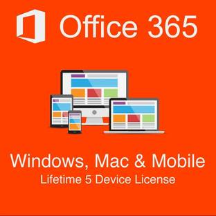 MICROSOFT Office 365 Mac/Windows/ios/ Tablet/Andriod WATSAPP 8248820033 FOR MORE DISCOUNT 32/64 Bit ( 5 User Account )