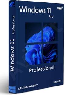 MICROSOFT Windows 11 Pro (1 PC/User, Lifetime Validity) 64/32 Bit - Retail License (Latest Edition)