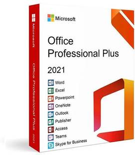 MICROSOFT Office Suit 2021 Professional Plus Lifetime ( 32/64) Bit Both Support Single 1 User