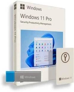 MICROSOFT Windows 11 Professional Box FPP USB 3.0 Retail Pack Retail 64/32 Bit